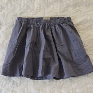 NWOT Free People Free-est Skirt With Pockets Cotton Gray Small